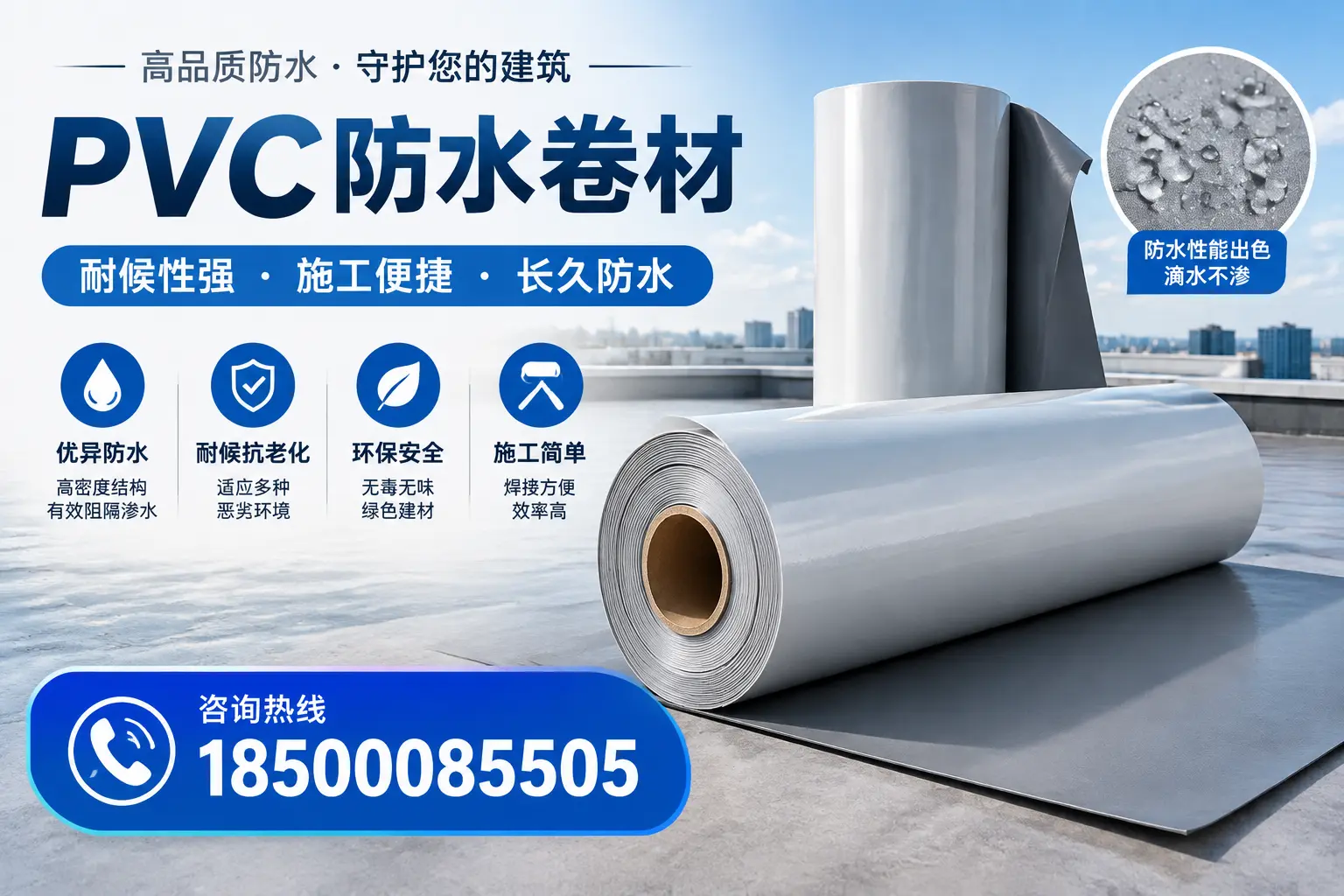 pvc防水卷材在韶关的行业应用前景分析